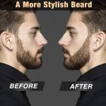 Relleno de lápiz de barba para hombre, resistente al agua, cepillo para barba y barba, cobertura de larga duración, acabado natural, forma de reparación de bigote masculino, mejora eficaz el vello - Image 4